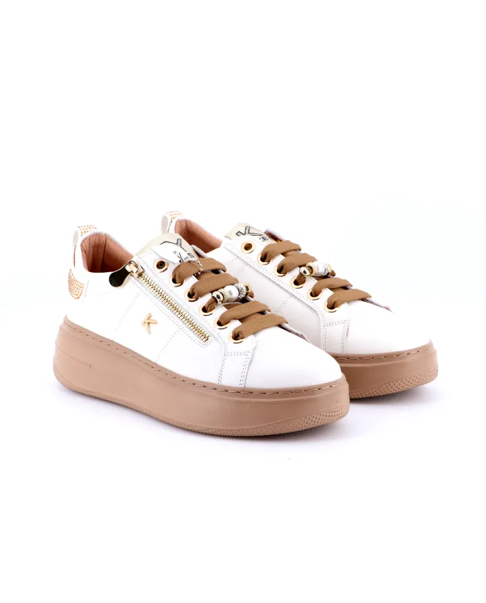 KEYS Sneakers Bianco - Glamour Calzature