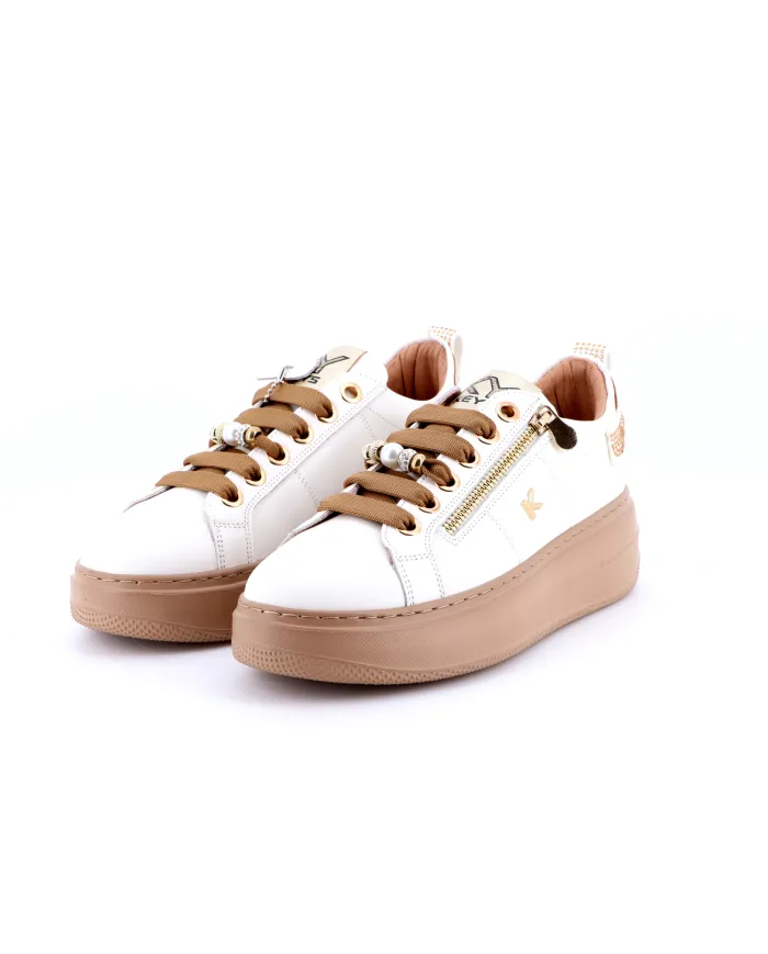 KEYS Sneakers Bianco - Glamour Calzature