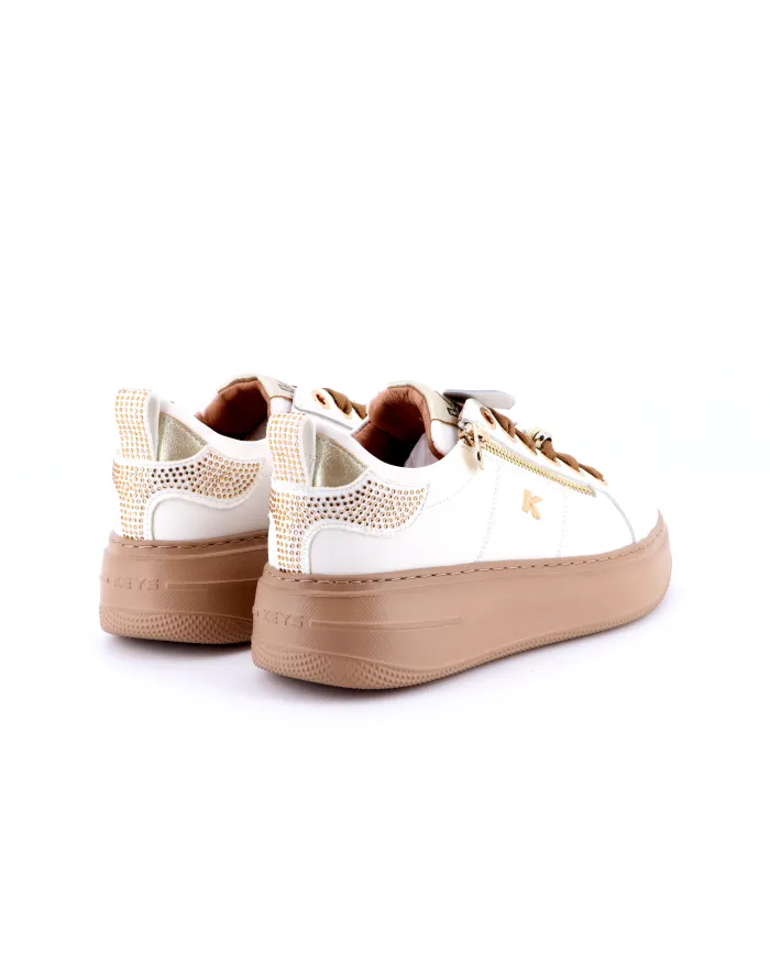 KEYS Sneakers Bianco - Glamour Calzature