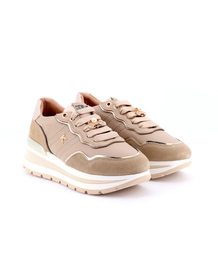 KEYS Sneakers Beige - Glamour Calzature