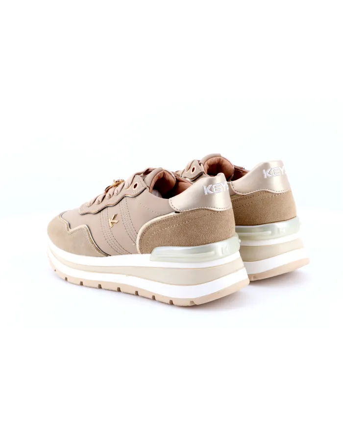 KEYS Sneakers Beige - Glamour Calzature KEYS Sneakers Beige - Glamour Calzature