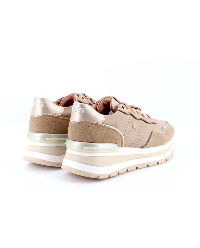 KEYS Sneakers Beige - Glamour Calzature KEYS Sneakers Beige - Glamour Calzature