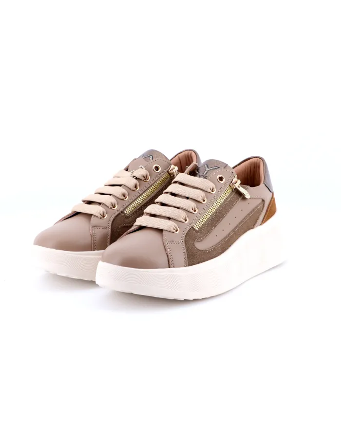KEYS Sneakers Beige - Glamour Calzature KEYS Sneakers Beige - Glamour Calzature