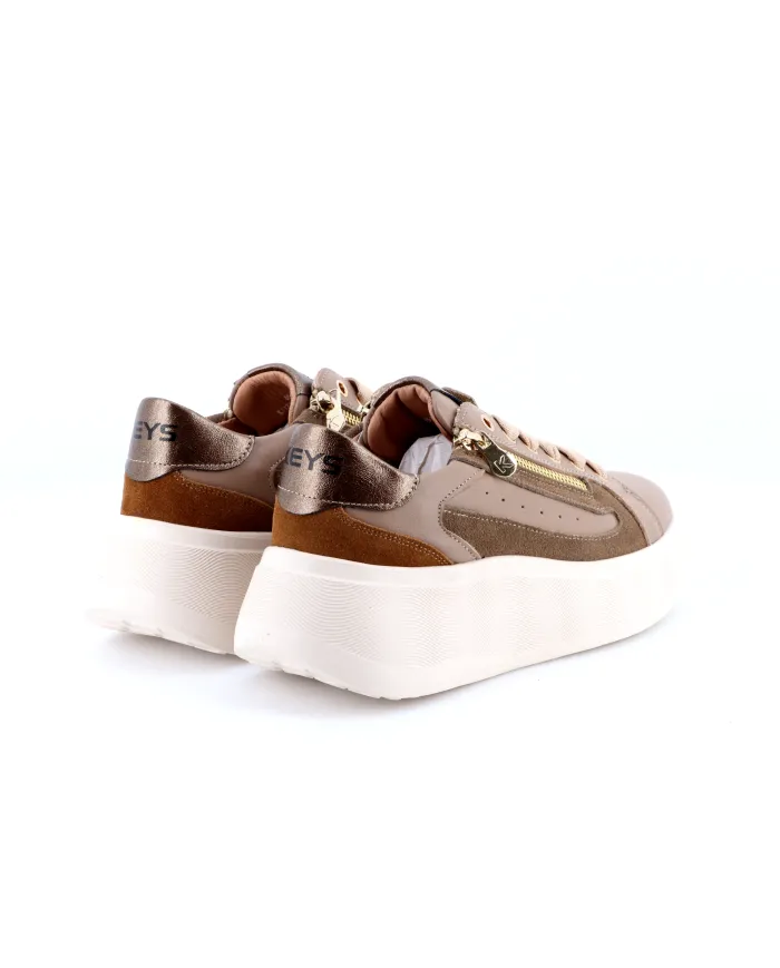 KEYS Sneakers Beige - Glamour Calzature KEYS Sneakers Beige - Glamour Calzature