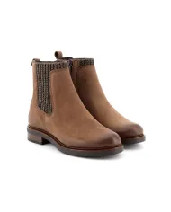 Cinzia Soft Tronchetto Cuoio - Glamour Calzature