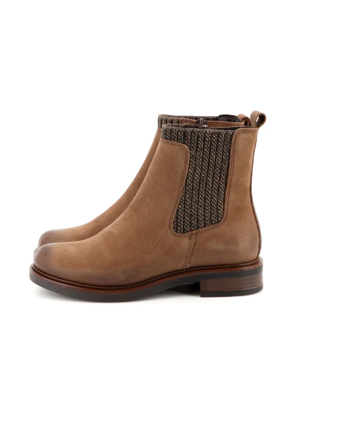 Cinzia Soft Tronchetto Cuoio - Glamour Calzature