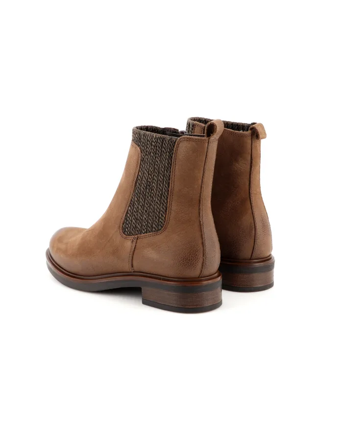 Cinzia Soft Tronchetto Cuoio - Glamour Calzature