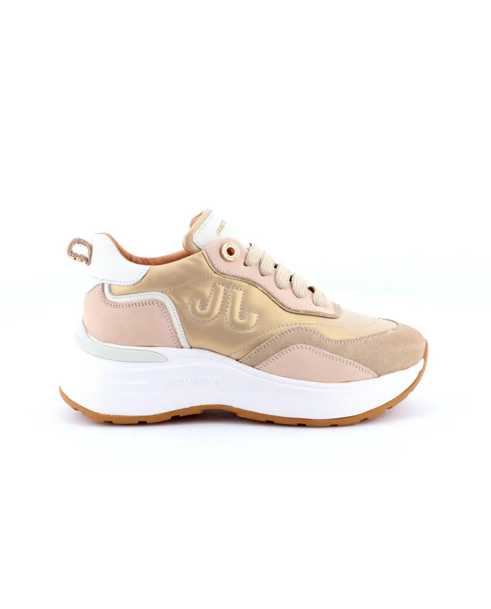 JANET&JANET Sneakers Beige - Glamour Calzature