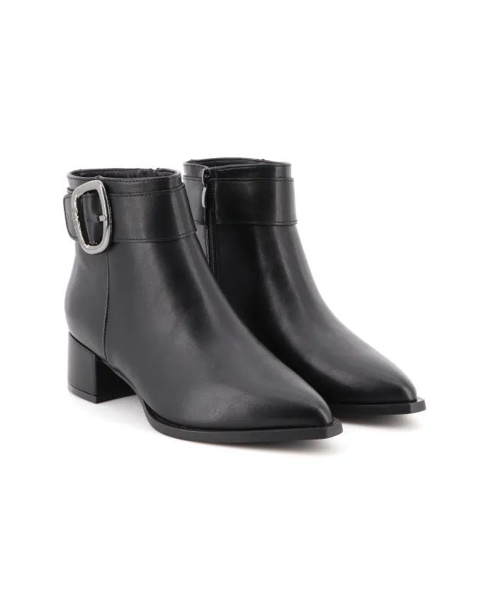 KEYS Tronchetto Nero - Glamour Calzature