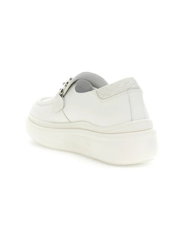 CafèNoir Mocassino Bianco - Glamour Calzature