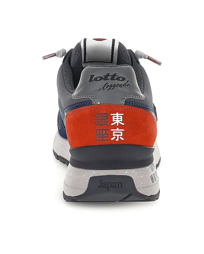 Lotto Leggenda Tokyo Cinza Blu - Glamour Calzature Lotto Leggenda Tokyo Cinza Blu - Glamour Calzature