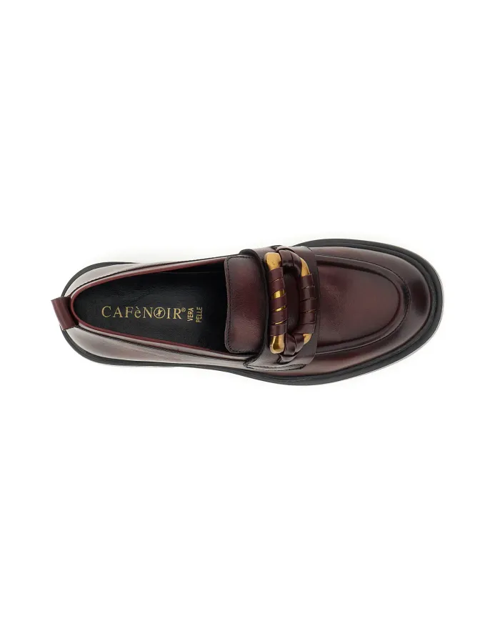 CafèNoir Mocassino Bordeaux - Glamour Calzature CafèNoir Mocassino Bordeaux - Glamour Calzature