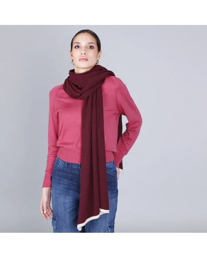 CafèNoir Sciarpa Bordeaux - Glamour Calzature