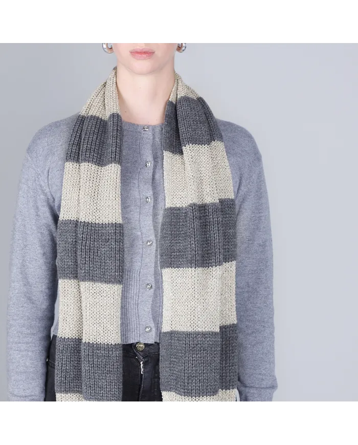 CafèNoir Sciarpa Grigio - Glamour Calzature