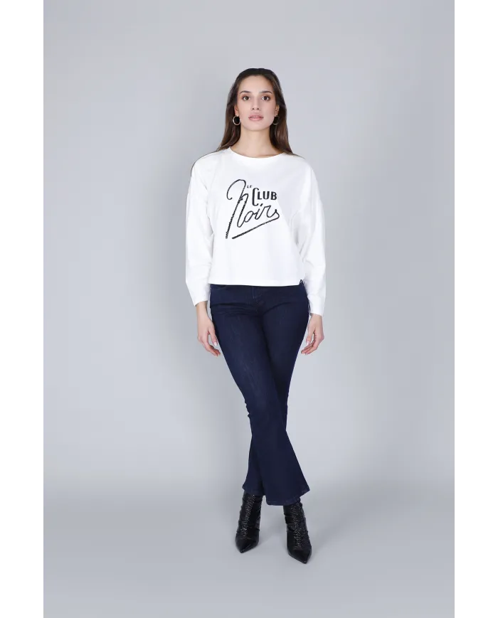 CafèNoir T-Shirt Bianco - Glamour Calzature