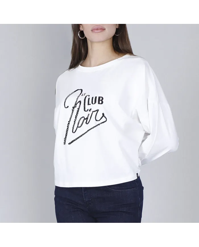 CafèNoir T-Shirt Bianco - Glamour Calzature