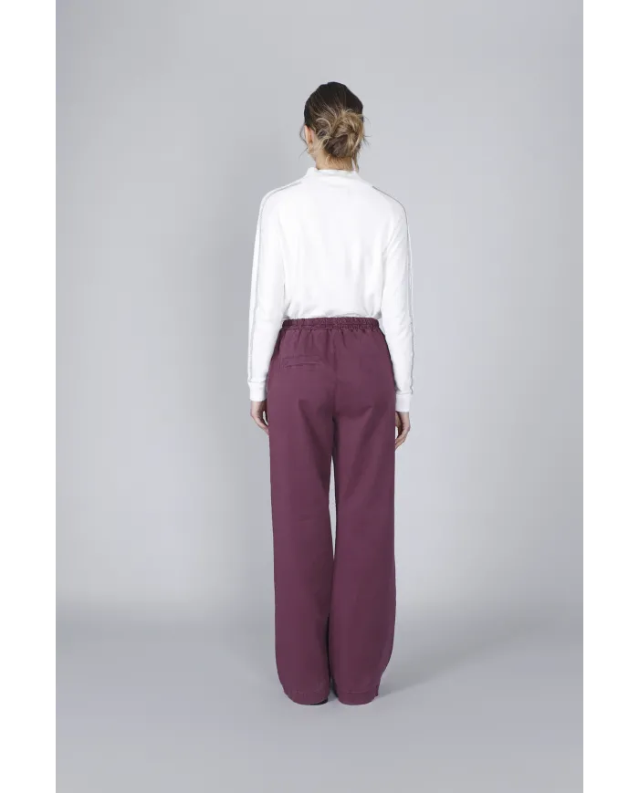 CafèNoir Pantalone Bordeaux - Glamour Calzature