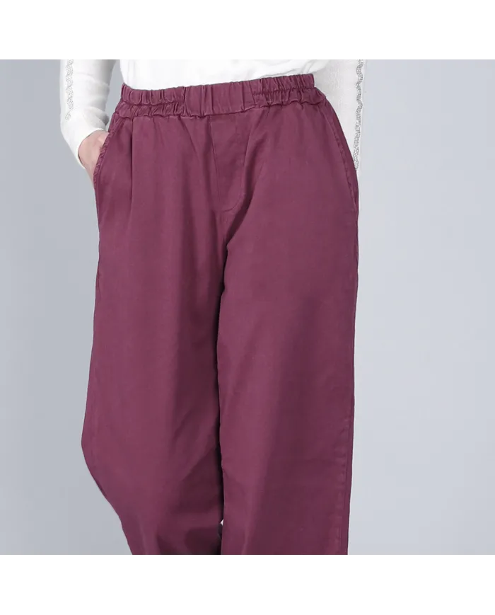 CafèNoir Pantalone Bordeaux - Glamour Calzature