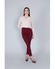 CafèNoir Pantalone Bordeaux - Glamour Calzature