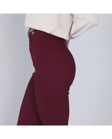 CafèNoir Pantalone Bordeaux - Glamour Calzature