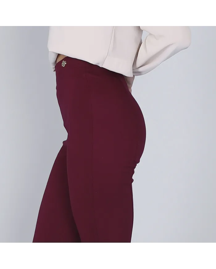 CafèNoir Pantalone Bordeaux - Glamour Calzature
