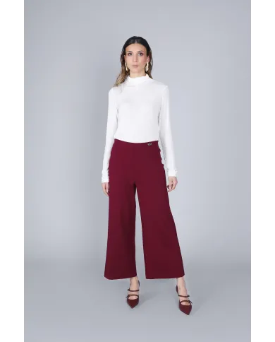 CafèNoir Pantalone Bordeaux - Glamour Calzature