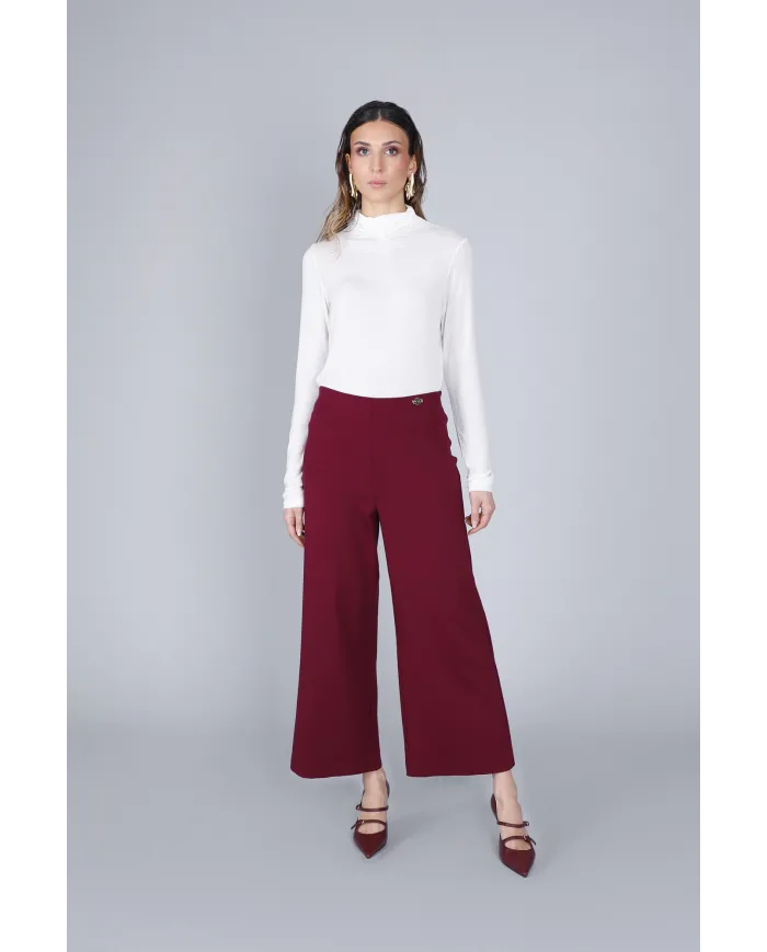 CafèNoir Pantalone Bordeaux - Glamour Calzature