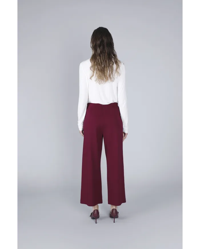 CafèNoir Pantalone Bordeaux - Glamour Calzature