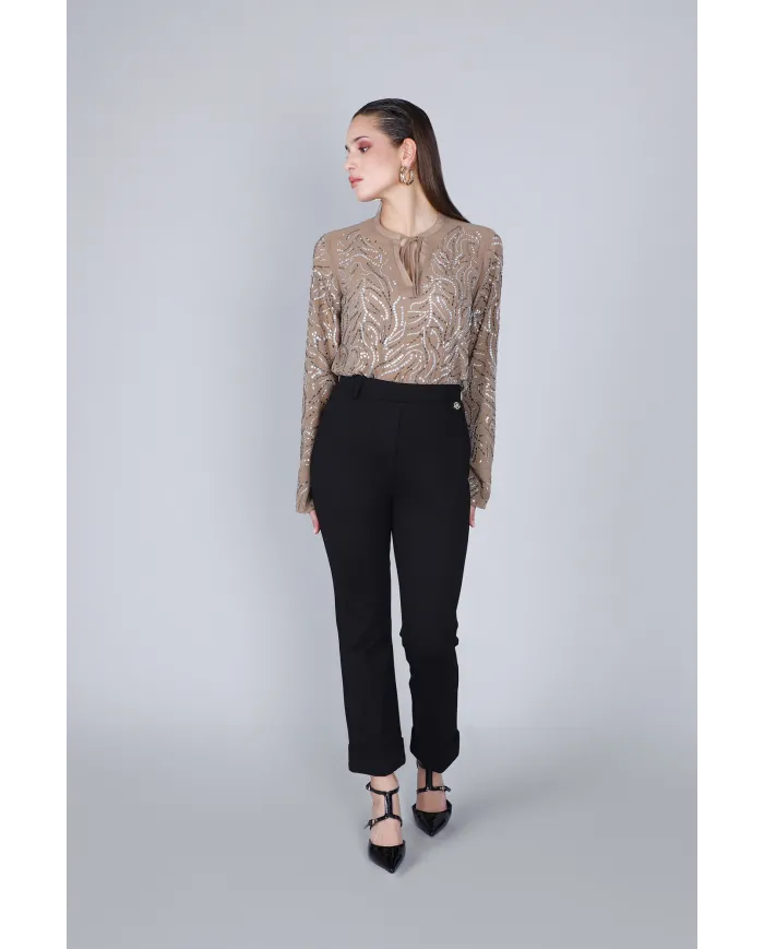 CafèNoir Pantalone Nero - Glamour Calzature