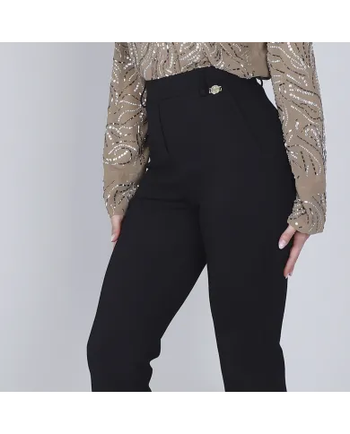 CafèNoir Pantalone Nero - Glamour Calzature CafèNoir Pantalone Nero - Glamour Calzature
