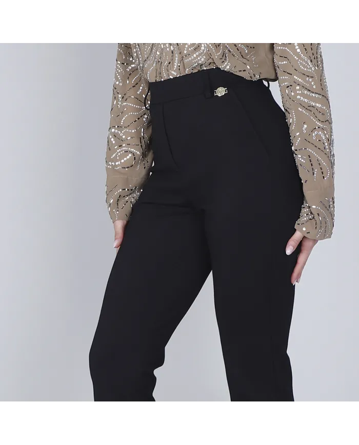 CafèNoir Pantalone Nero - Glamour Calzature