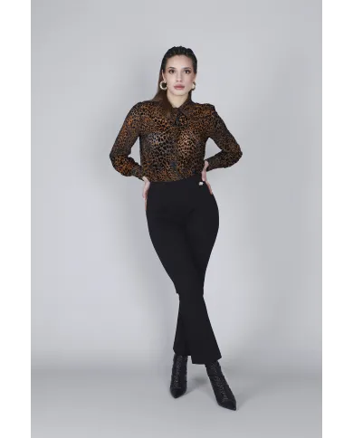 CafèNoir Pantalone Nero - Glamour Calzature CafèNoir Pantalone Nero - Glamour Calzature