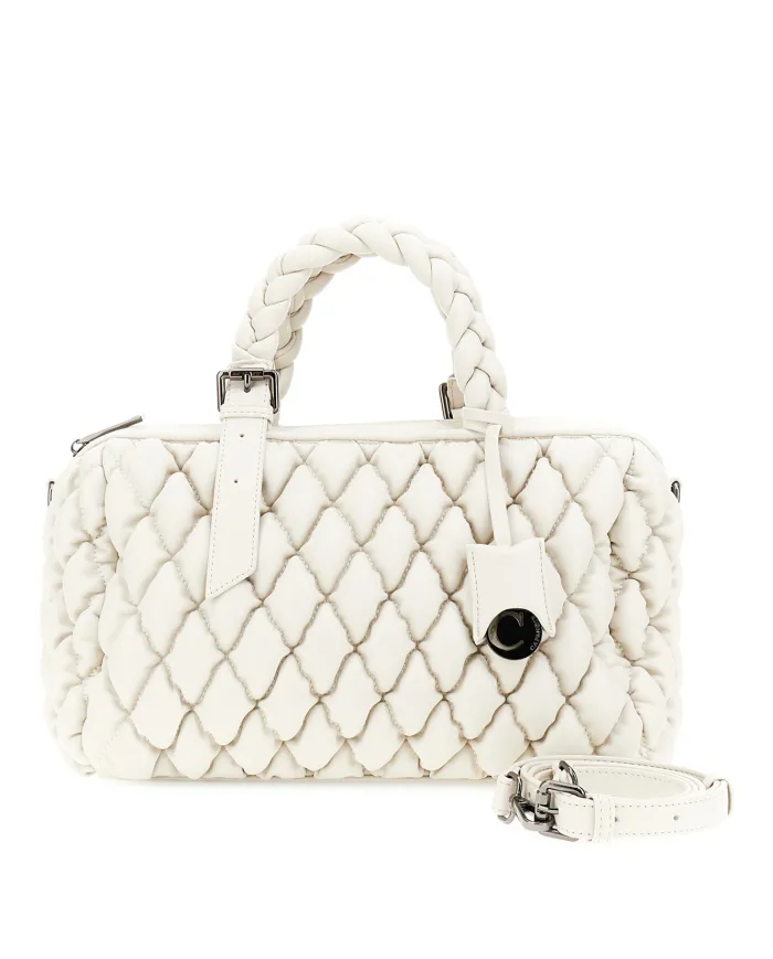 CafèNoir Bauletto Bianco - Glamour Calzature