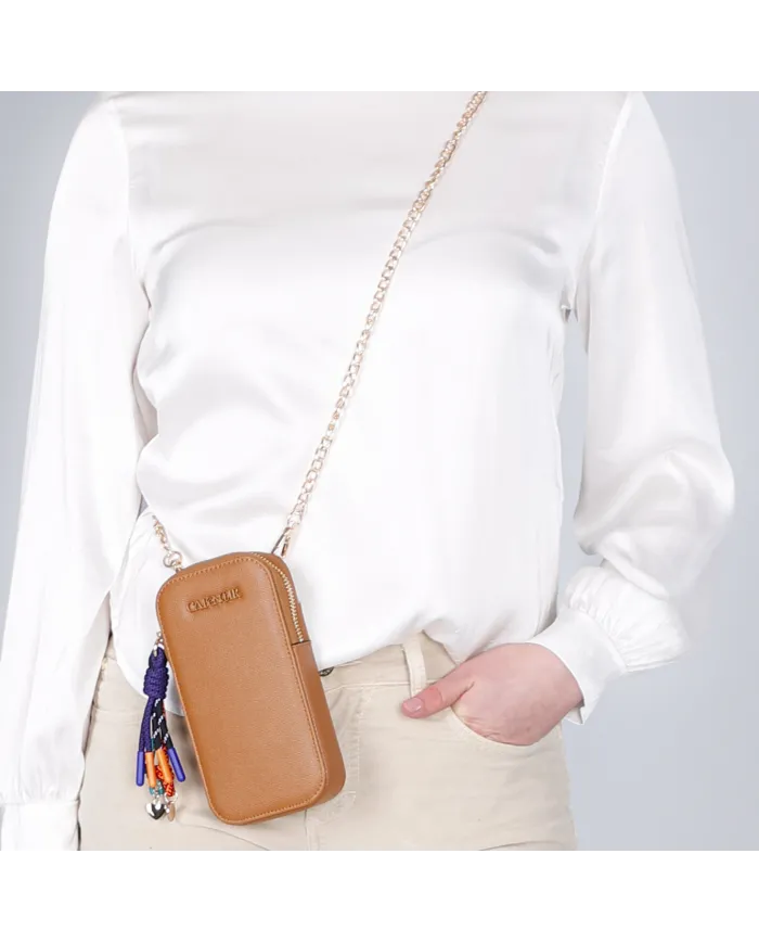 CafèNoir Portacellulare Cuoio - Glamour Calzature