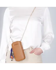 CafèNoir Portacellulare Cuoio - Glamour Calzature