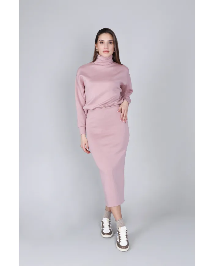 CafèNoir Gonna Tubino Rosa - Glamour Calzature