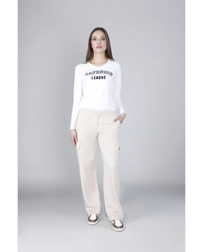 CafèNoir Pantalone Bianco - Glamour Calzature
