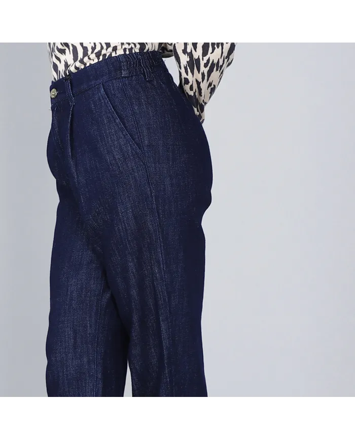 CafèNoir Pantalone Blu - Glamour Calzature CafèNoir Pantalone Blu - Glamour Calzature