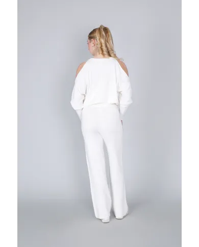 CafèNoir Pantalone Bianco - Glamour Calzature