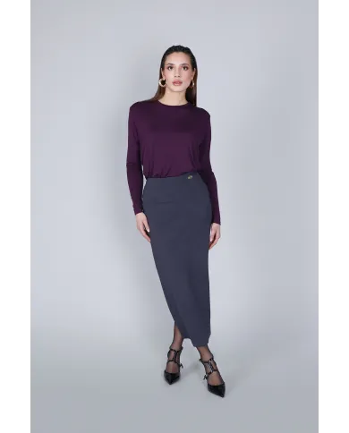 CafèNoir gonna Tubino Grigio - Glamour Calzature