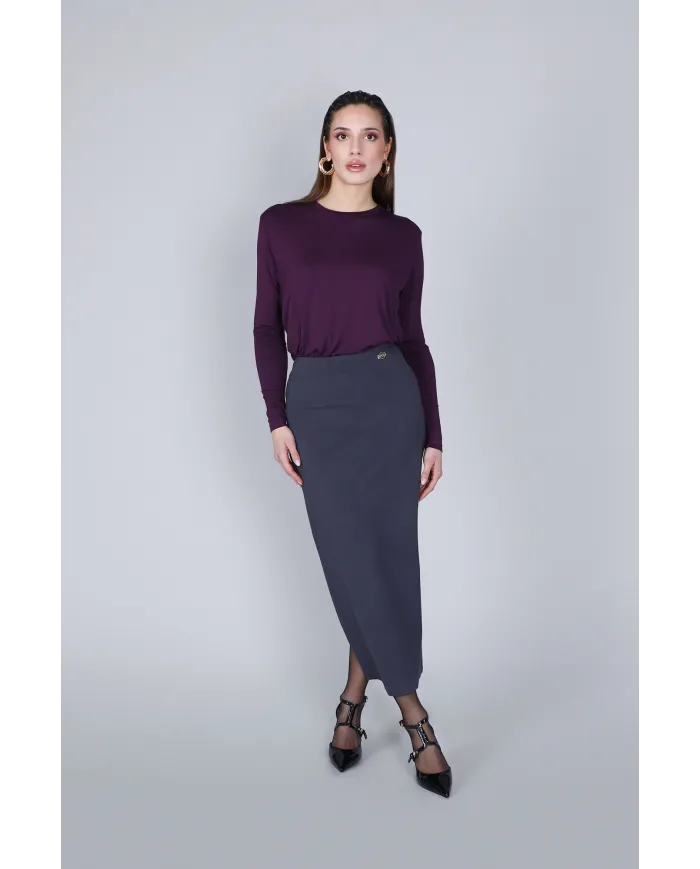 CafèNoir gonna Tubino Grigio - Glamour Calzature