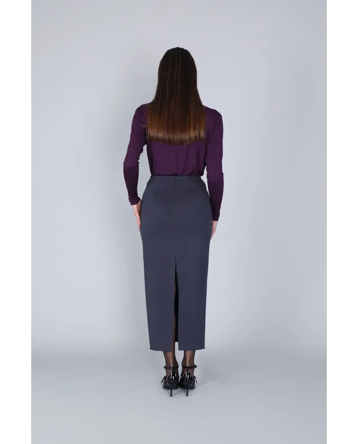 CafèNoir gonna Tubino Grigio - Glamour Calzature