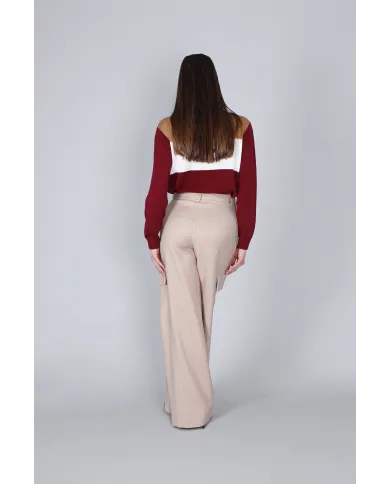 CafèNoir Pantalone Beige - Glamour Calzature CafèNoir Pantalone Beige - Glamour Calzature