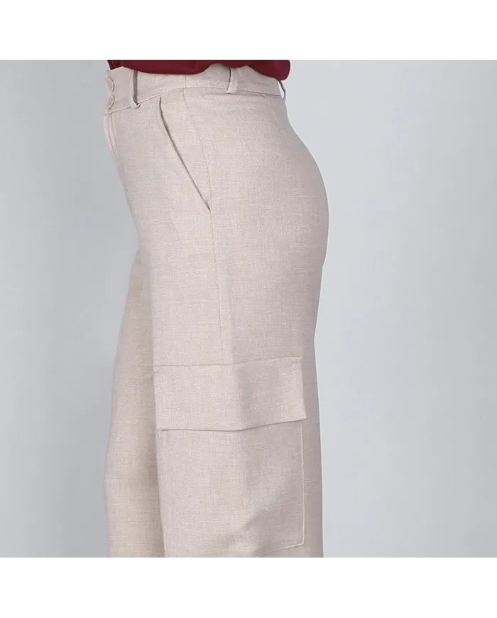 CafèNoir Pantalone Beige - Glamour Calzature
