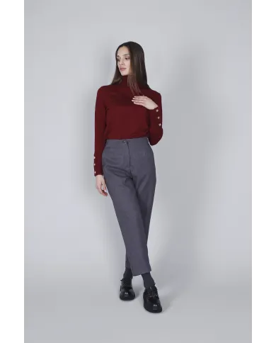 CafèNoir Pantalone Grigio - Glamour Calzature