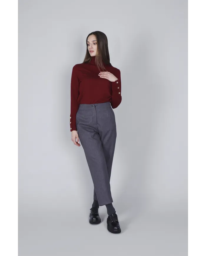 CafèNoir Pantalone Grigio - Glamour Calzature
