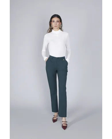 CafèNoir Pantalone Verde - Glamour Calzature CafèNoir Pantalone Verde - Glamour Calzature