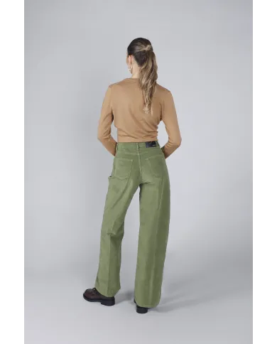 CafèNoir Pantalone Verde - Glamour Calzature CafèNoir Pantalone Verde - Glamour Calzature