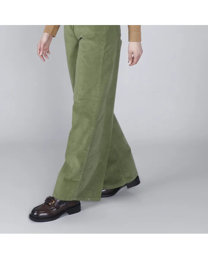 CafèNoir Pantalone Verde - Glamour Calzature CafèNoir Pantalone Verde - Glamour Calzature