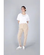 CafèNoir Pantalone Beige - Glamour Calzature CafèNoir Pantalone Beige - Glamour Calzature